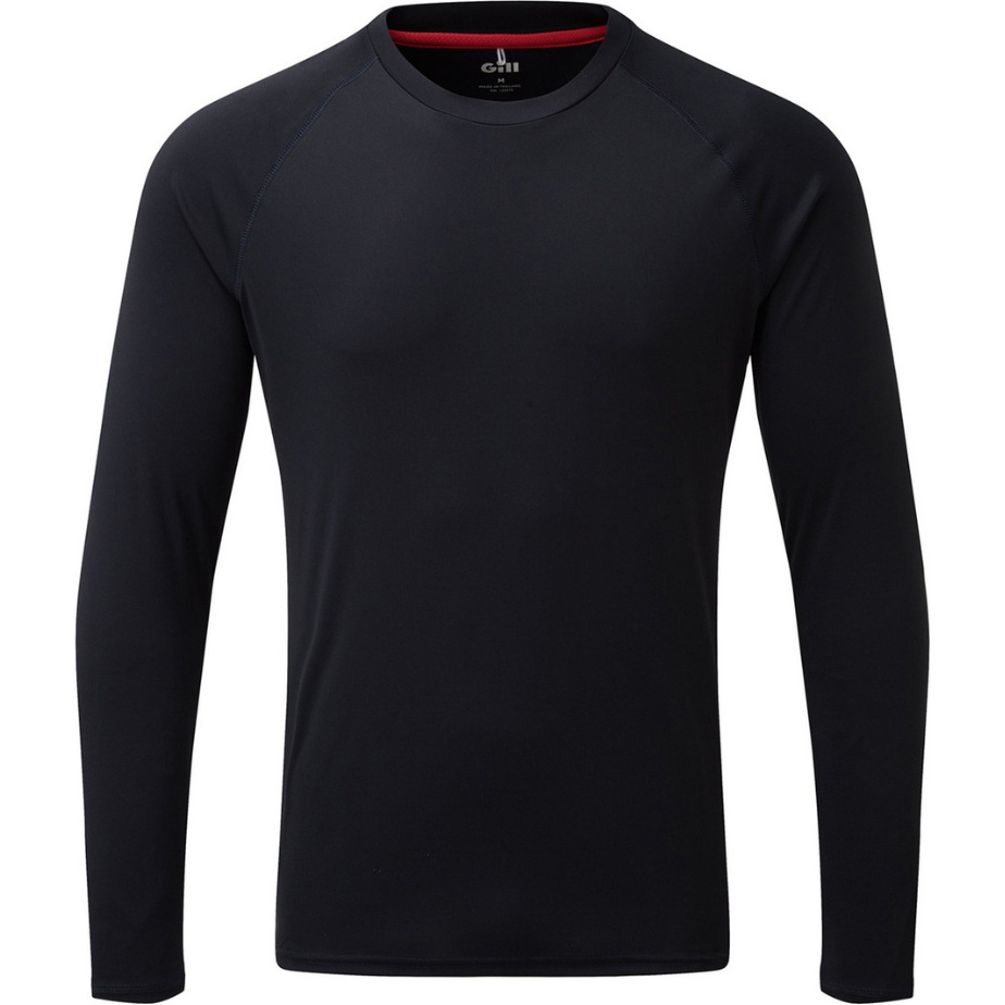 2026 Gill Männer UV Tec Langarm-T-Shirt UV011 - Black